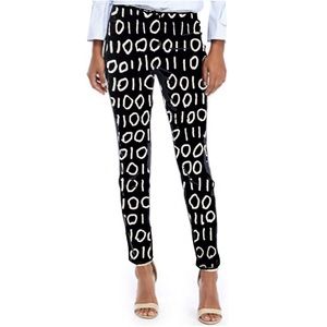 Skinny Stretch Slim Cut Pant ZIP Pocket Art